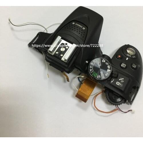 Repair Parts For Nikon D5300 Top Cover Case Ass'y with Function Mode Dial Shutter Button Flash Unit