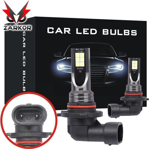 Zarkor 3000K 7500K led fog lights 12V H1 H3 H7 H11 9005 9006 3030 12SMD 800LM HB3 HB4 5202 Traffic Light Driving Lights