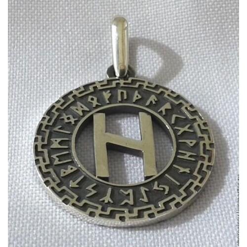 10pc wholesale viking talisman pendant norse runic alphabet runestone occult jewelry Viking Old Norse - Language