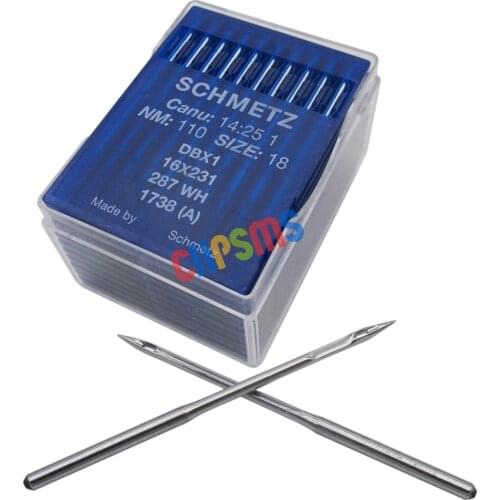 100PCS SCHMETZ DBX1 16X231 16X95 Industrial Sewing Machine Needles Compatible with JUKI DDL,BROTHER DB2 SINGER CONSEW