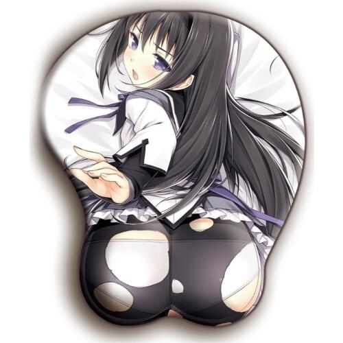 2021 New Cartoon Anime 3D Sexy Beauty Hips Silicone Mouse Pad Creative Wrist Rest Support