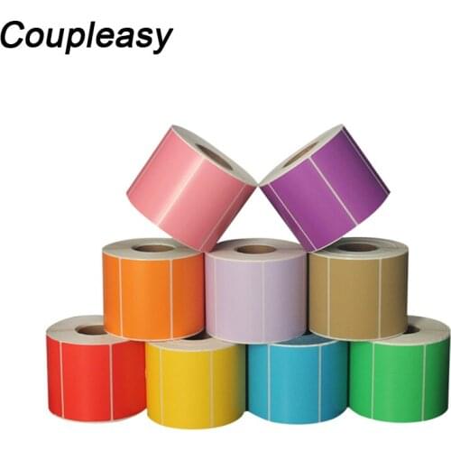 960Pcs 70x50mm Adhesive Thermal Label Sticker Color Paper Supermarket Price Blank Label Direct Print Waterproof Stickers