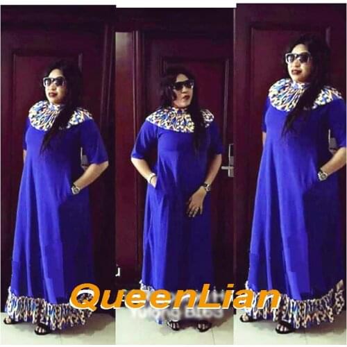 African Fashion Design High Collar Traditional Plus Size Dashiki SleeveLess Long Dress For Lady(22.99)