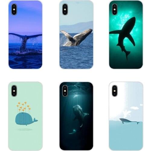 Accessories Phone Shell Covers For Samsung A10 A30 A40 A50 A60 A70 M30 Galaxy Note 2 3 4 5 8 9 10 PLUS Funny Whale