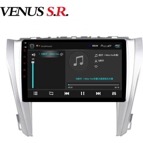 VenusSR Android 9.1 Car DVD Player GPS Navigation Multimedia For Toyota Camry 2015-2017 radio car stereo BT WIFI