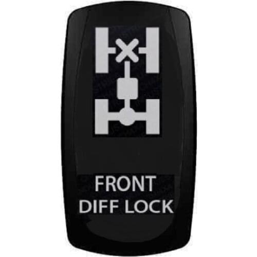 Car FRONT DIFF LOCK 12V 20A Toggle Rocker Switch Blue LED Light 5Pin ON OFF