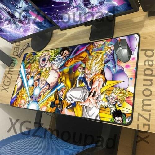 XGZ Large Game Mouse Pad Black Lock HD Computer Rubber Anti Slip Animation Mouse Pad Desk Mat