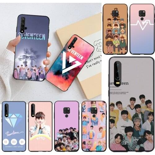 Seventeen JUN DK JOSHUA kpop Phone Case for Huawei P40 P30 P20 lite Pro Mate 30 20 Pro P Smart 2020 prime