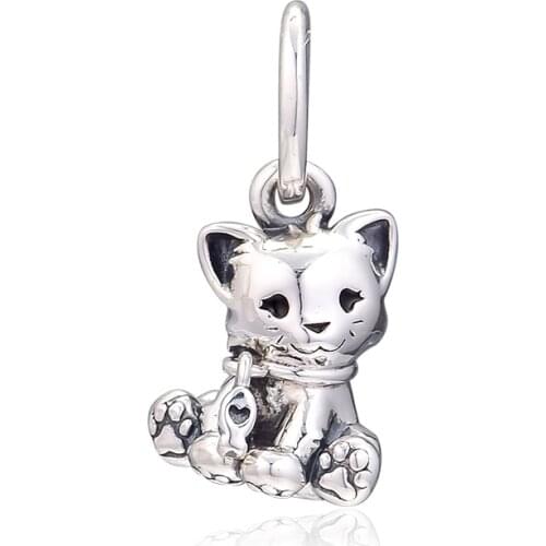 CKK Fits Pandora Bracelet Sweet Cat Beads For Jewelry Making Charms Sterling Silver 925 Original Bead Charm Kralen Perles
