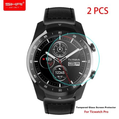 For Tic Smart Watch TicWatch Pro Bluetooth Smart Watch Screen Protector Cover Ultra Clear Guard Tempered Glass Protective Film
