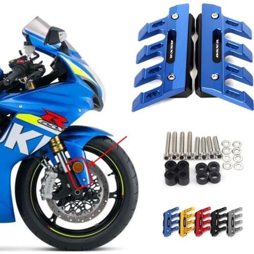 For SUZUKI GSX600 GSXR600 GSXR1000 GSX-R1000/R600 Motorcycle Mudguard Front Fork Protector Guard Front Fender Slider Accessories