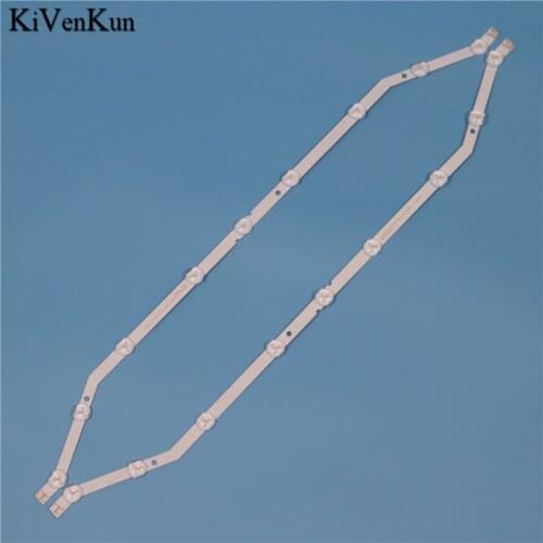 9 LED Lamp TV Backlight Strip Lamp For Samsung UE32FH4003 UE32FH4003WXRU UE32FH4003WXUA 32 inch Bars HD Lens Kit LED 2 Bands