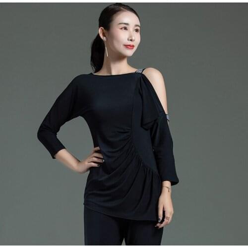 Latin Dance Costume For Adult Ballroom Practice Wear Salsa Dance Tops Tango Dance Wear Dancer Outfit Designer Clothes DL7188