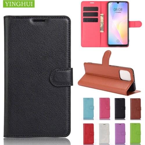 Flip Leather Phone Case For Huawei Y9S Y9A Y8S Y8P Y7P Y7A Y6S Y5P Y6P P Smart S Z Nova 8 Pro Mate 40 Lite Litchi Texture Cover