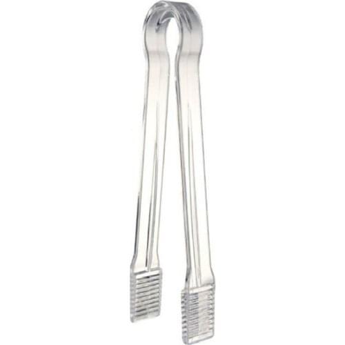 Kitchen Dining Bar Barware 16cm Transparent Pp Plastic Bread Ice Tong Clip Food Tongs Bar Tool 6 Pcs/lot