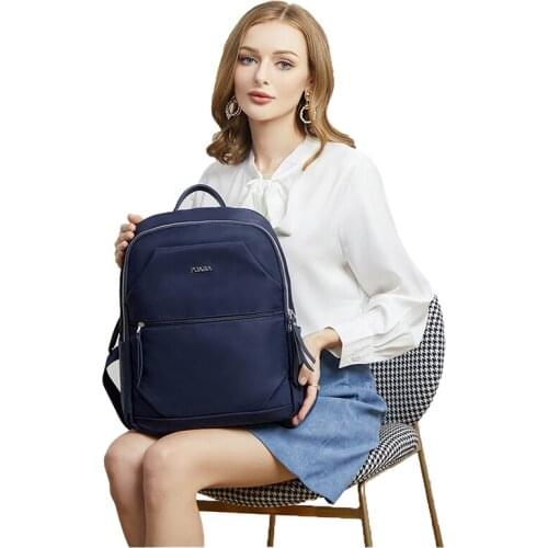 Fashion Women Backpack 13.3/15.6inch Laptop Oxford Waterproof Larger Capacity Multifunction Office Lady Bag Mochila