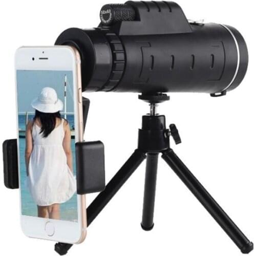 40x60 Monocular Telescope High-definition High-power Telescope Mobile Phone Camera Outdoor Travel With Compass Telescope