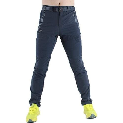 Men`s spring autumn quick-dry waterproof breathable patchwork elastic hiking pants mens Trekking cycling fishing pants