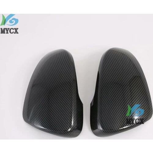 2pcs For Hyundai Tucson 2019 2020 ABS Chrome Car Side Door Rearview Mirror Overlay Backup Mirror Cover Frame Trim