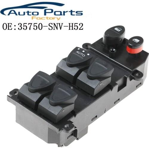 New Master Power Window Door Switch For 2006-2011 Honda Civic 35750-SNV-H52 35750SNVH52