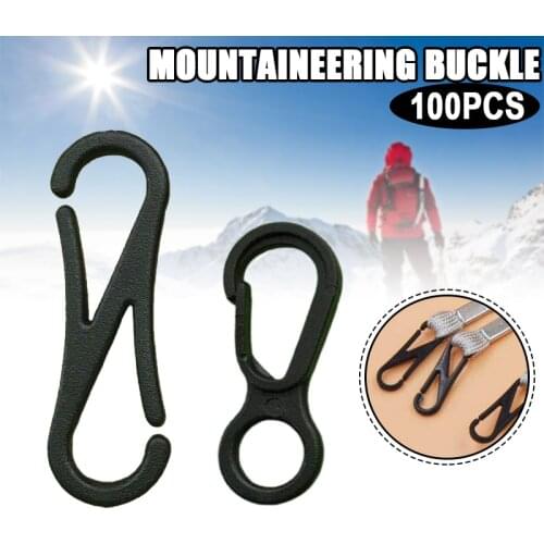 Plastic Hanging Buckle Multifunctional Lanyard Snap Clip Camping Equipment For Lanyards Key Chain Zipper Pull Карабин Для Ключей