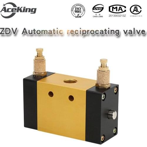 ZDV Pneumatic switch zdv-08 switch automatic reciprocating valve speed control valve two position five way reversing valve