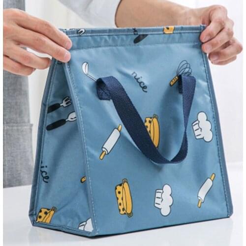 Lunch Food Box Bag Fashion Insulated Thermal Food Picnic Lunch Bags for Women kids Men Cooler Tote Bag Case