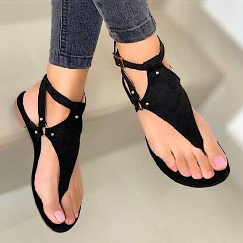 Women Sandals 2021 New Summer Shoes Women Flat Sandals Lightweight Women Flip Flops Casual Summer Sandals Flats Chaussure Femme