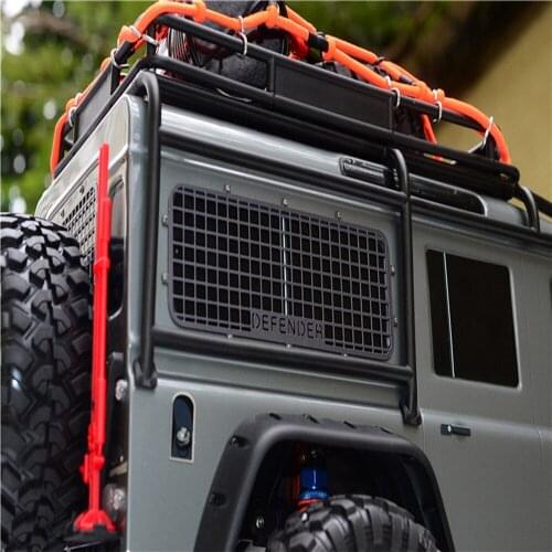 1 Set Stainless Steel Black Metal Windows Guard For Traxxas TRX-4 Body RC 1/10 Cars Crawler for Traxxas TRX-4 82056-4