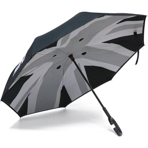 Union Jack Double Layer Reverse Umbrella Windproof Folding Inverted Upside Down for Mini Cooper One JCW S Countryman Accessories
