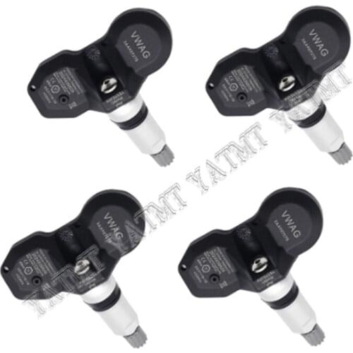 Car 4 PCS Tire Pressure Sensor TPMS 3AA90-7275B 433MHz For Volkswagen CC,For Volkswagen Passat CC,For Volkswagen Tiguan