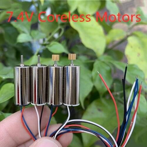 Free Shipping 7.4V 8520 Coreless Motor Engines CW CCW 1mm Shaft For DIY R/C Toys Quadcopter Helicopter Accessories Spare Parts
