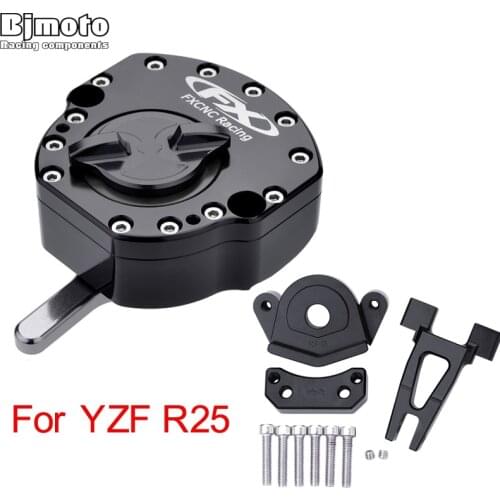 For Yamaha YZF R25 R3 YZFR25 YZF-R25 YZFR3 YZF-R3 2014-2018 Motor Damper Steering Stabilize Safety Control support mount kit