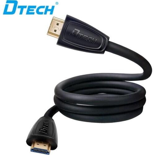 Dtech HDMI Cable HDMI 19+1 Pure Copper HD Video Cable 1.5m Black HDMI Cable 4K
