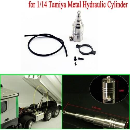 Metal Hydraulic Cylinder for 1/14 Tamiya RC Truck Car SCANIA R730 R470 R620 VOLVO FH12 FH16 ACTROS 3363 1851 AROCS MAN TGX Diy