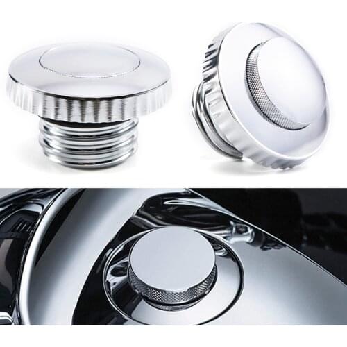 Motorcycle Pop Up Flush Gas Cap Vented Fuel Tank Cover For Harley Sportster 883 1200 XL 72 XL883N XL1200