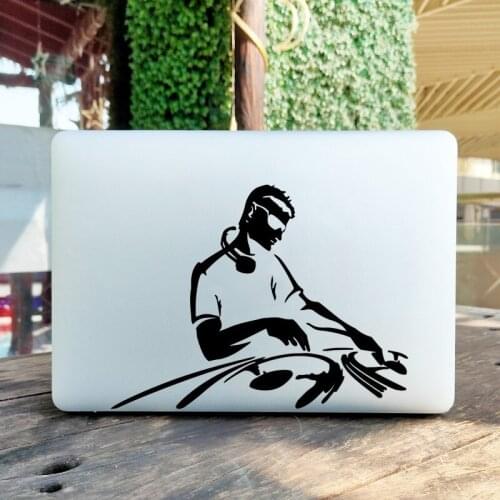 DJ Mixing Laptop Sticker for MacBook Pro 16" Air Retina 11 13 15 Inch Mac Book Case Skin Asus xiaomi Notebook Cover Vinyl Decal
