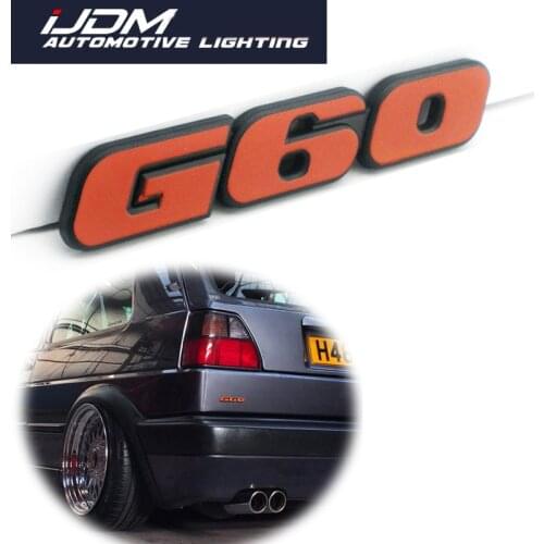 1pc For VW Passat Corrado Sticker For VW Golf 2 Golf 3 35i logo Badge G60 Lettering Engine Logo Emblem G60 Grill grille Car Embl