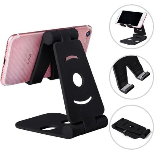 The new universal dual-folding lazy phone and tablet stand for iPhone, a mobile desktop stand for creative live broadcast