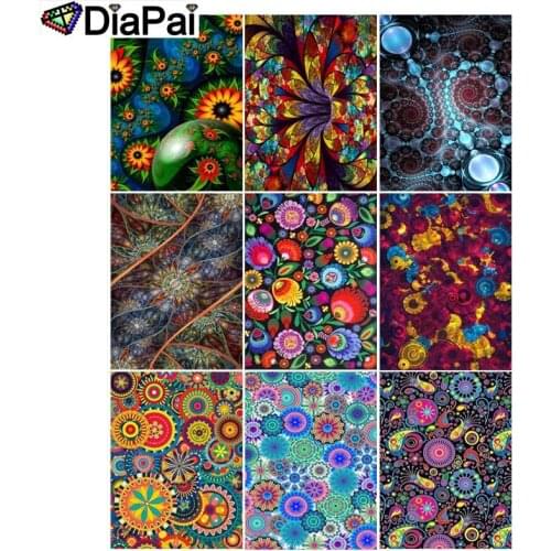 DIAPAI 100% Full Square/Round Drill 5D DIY Diamond Painting "Colored flower" 3D Embroidery Cross Stitch Home Decor