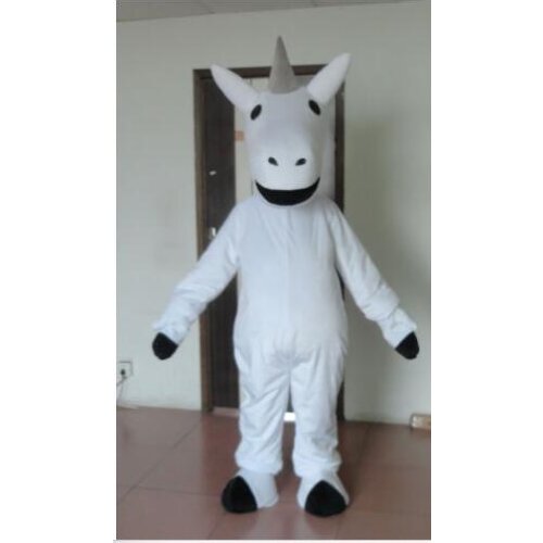 Professional White Horse mascot costume animal cartoon costume adult party fancy dress mascot costume free shipping