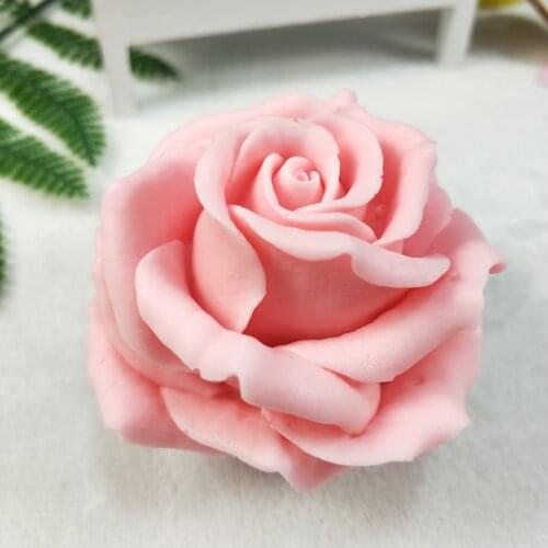 PRZY Rose Silicone Mold Bouquet of Roses 3D Soap Molds Flower Cake Mold Decorations Clay Resin Chocolate Candle Baking Tools