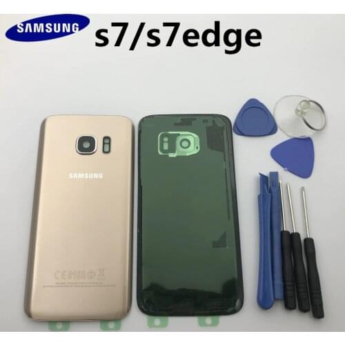 Replacement Original Rear Panel Battery Glass Back Door Cover For Samsung Galaxy s7 G930 Edge G935 G935F/A/P/T+Tool