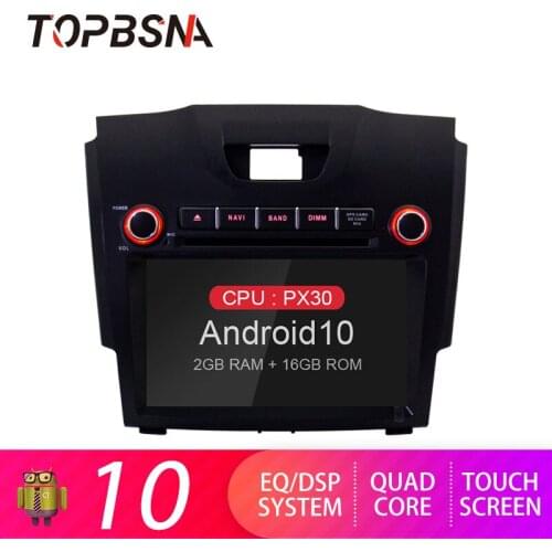 TOPBSNA 8 inch Android 10 Car DVD Radio For CHEVROLET S10 Trailblazer LT Colorado LTZ Isuzu D-max GPS Navi 2 Din Car Stereo Auto