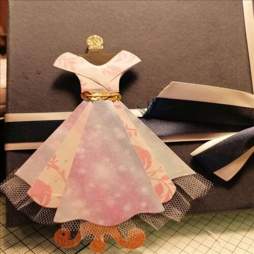 Dress decoration Metal Cutting Dies for DIY Scrapbooking Album Paper Cards Decorative Crafts Embossing Die Cuts