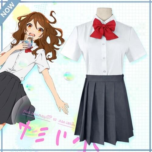Japan Anime Hori San To Miyamura Kun Cosplay Cosumes Hori Kyoko JK School Uniform Women Girl