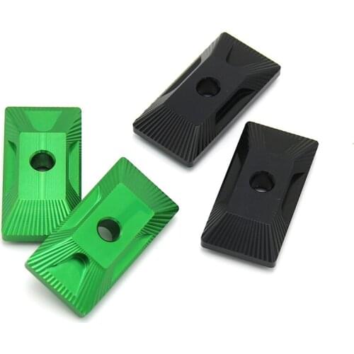 Rear Flat Fork Decorative Cover Motorcycle for Kawasaki Ninja400 Z400 Modified Aluminum Alloy Flat Fork Plug Head Casing