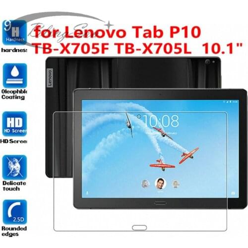9H Tempered Glass For Lenovo Tab P10 TB-X705 X705L 10.1" Screen Protector for Tab P10 X705 Screen Film Guard Cover Protection