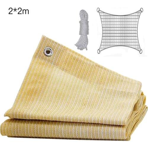 Shade Cloth Net Sunshade Yard Sunscreen Mesh Square UV Resistant Lightweight Rectangle Summer Camping Outdoor Garden Netting