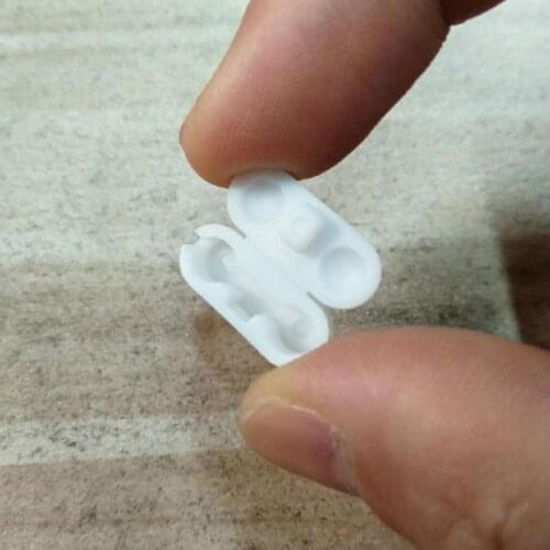 20 Pcs White Plastic Curtain Chain Connector Roller Blinds Pull Cord Connector Replacement Cord Connector Clips Tool Wholesales